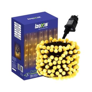 Karácsonyi dekoráció - Karácsonyi gömb alakú fények 300 LED 30 m - meleg fehér kép