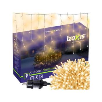 Karácsonyi dekoráció - Kültéri karácsonyi fények jégcsapokkal 100 LED 4 m - meleg fehér kép