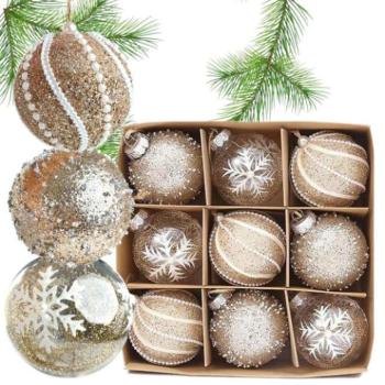 Karácsonyi kollekció - Karácsonyi gömb készlet - 9 db kép