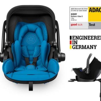 KIDDY Autosedačka Evoluna i-size 2 + Isofix základňa 40-83 cm Sky Blue kép