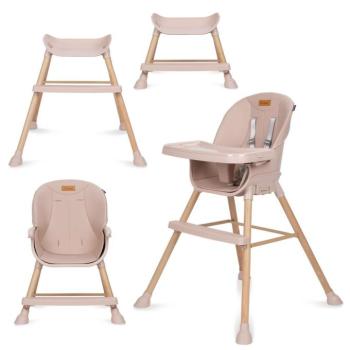 Kidwell Eatan 4in1 átalakítható Etetőszék - rózsaszín-barna kép