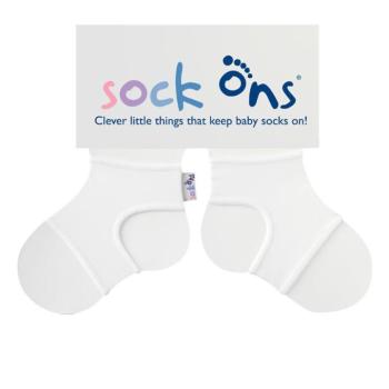 KIKKO SOCK ONS Zoknitartó Classic, fehér (6-12h) kép