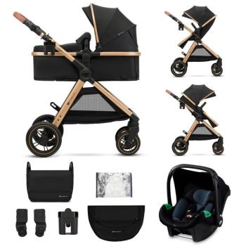 Kinderkraft Esme 3in1 multifunkciós Babakocsi - fekete kép