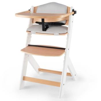 KINDERKRAFT Etetőszék Enock párnázással White wooden, Premium kép