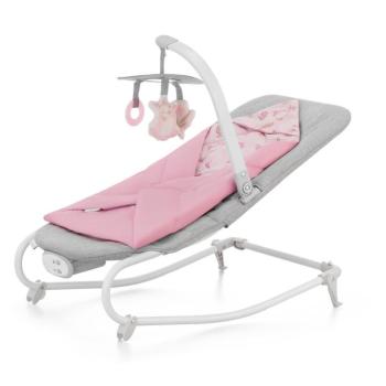 KINDERKRAFT Felio 2 Peony Rose vibráló hinta zenével 0m+, 9 kg-ig kép