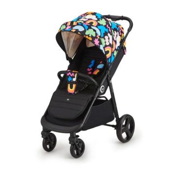 Kinderkraft Grande Plus Happy Shapes sport Babakocsi - fekete kép
