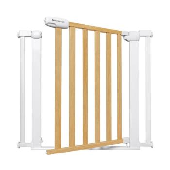 KINDERKRAFT Gyermekbiztonsági rács Lock&amp;Go wood kép