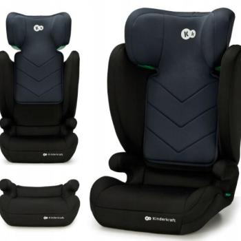 Kinderkraft I-SPARK i-Size biztonsági Gyerekülés 15-36kg - fekete kép