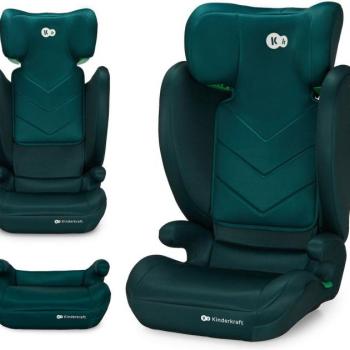 Kinderkraft I-SPARK i-Size biztonsági Gyerekülés 15-36kg - zöld kép