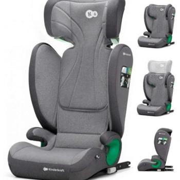 Kinderkraft Junior Fix 2 i-Size biztonsági Gyerekülés 15-36kg - szürke kép