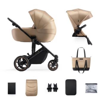 KINDERKRAFT Kočík kombinovaný 2v1 Prime 2 Beige kép