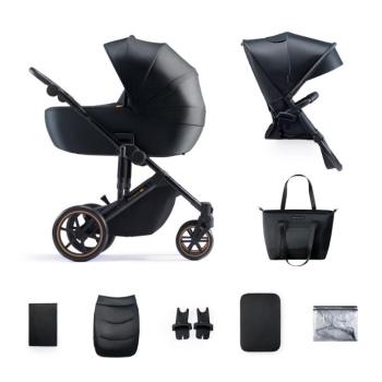 KINDERKRAFT Kočík kombinovaný 2v1 Prime 2 Black kép