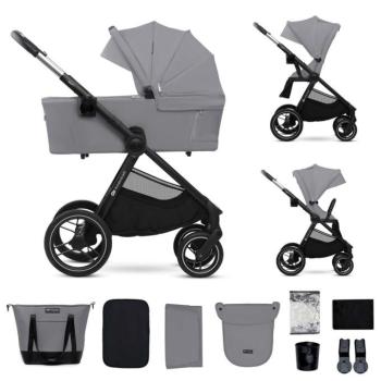 KINDERKRAFT Kombinált babakocsi Nea 2 2in1 Platinum Grey kép