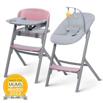 Kinderkraft Livy 4in1 átalakítható Etetőszék + pihenőszék - rózsa... kép