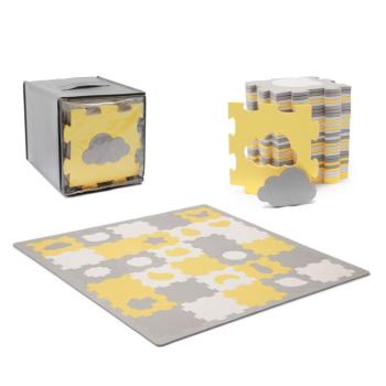 KINDERKRAFT Podložka penová puzzle Luno Shapes 185 x 165 cm Yello... kép