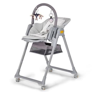 KINDERKRAFT SELECT Etetőszék Lastree Grey, Premium kép