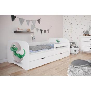 Kiságyak és ágyak - Gyerekágy, dínó motívummal - Babydreams 180x80 cm kép