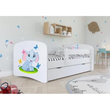 Kiságyak és ágyak - Gyerekágy, elefánt motívummal - Babydreams 160x80 cm kép