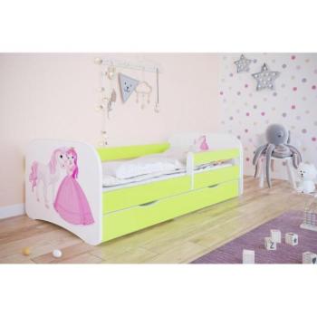 Kiságyak és ágyak - Gyerekágy, hercegnő és ló motívummal - Babydreams 140x70 cm kép