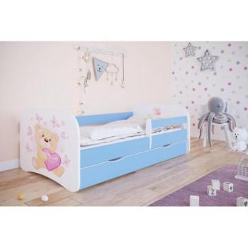 Kiságyak és ágyak - Gyerekágy, maci és pillangó motívummal - Babydreams 160x80 cm kép