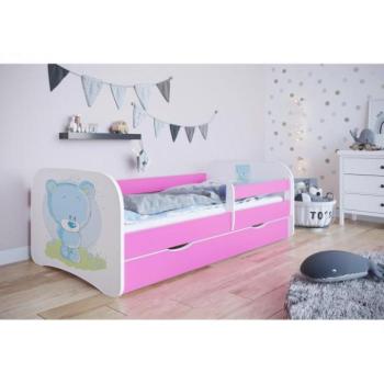 Kiságyak és ágyak - Gyerekágy, maci motívummal - Babydreams 180x80 cm kép