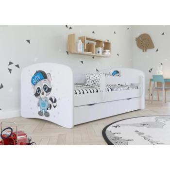 Kiságyak és ágyak - Gyerekágy, mosómedve motívummal - Babydreams 180x80 cm kép