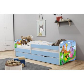 Kiságyak és ágyak - Gyerekágy, szafari motívummal - Babydreams 180x80 cm kép