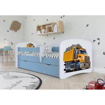 Kiságyak és ágyak - Gyerekágy, teherautó motívummal - Babydreams 160x80 cm kép