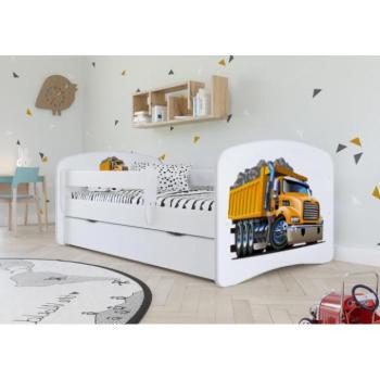 Kiságyak és ágyak - Gyerekágy, teherautó motívummal - Babydreams 180x80 cm kép