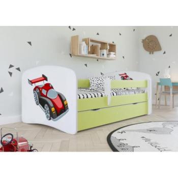 Kiságyak és ágyak - Gyerekágy, versenyautó motívummal - Babydreams 180x80 cm kép