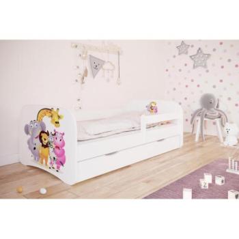 Kiságyak és ágyak - Gyerekágy, ZOO motívummal - Babydreams 180x80 cm kép