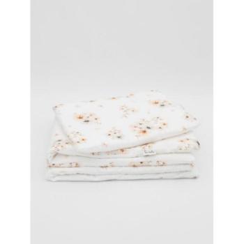Kiságykészletek - Bársony babaágy szett -Boho Flowers kép