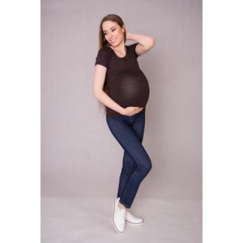 Kismama blúzok - Klasszikus, fekete kismama és szoptatós blúz kép