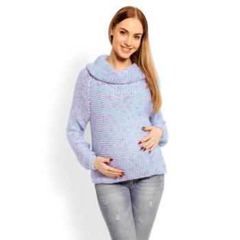Kismama garbók - Kismama gyapjú garbó, kék színben kép