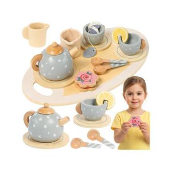 Konyhák - Gyerek fa teáskészlet kép