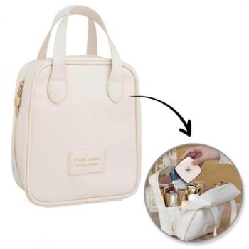 Kozmetikai táskák - Kozmetikai krém táska fogantyúkkal kép