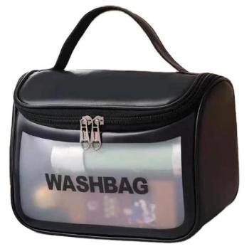Kozmetikai táskák - Kozmetikai táska, WASHBAG, fekete színben kép