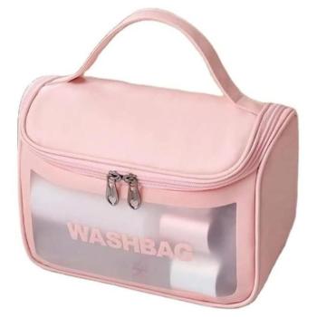 Kozmetikai táskák - Kozmetikai táska, WASHBAG, rózsaszín színben kép
