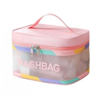 Kozmetikai táskák - Rózsaszín színű, kozmetikai tároló WASHBAG kép