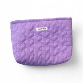 Kozmetikai táskák - Steppelt lila kozmetikai táska kép