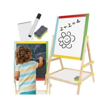 Kreatív és oktató játékok - Kétoldalas fa tábla kép