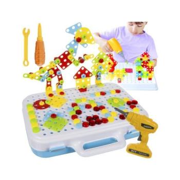 Kreatív és oktató játékok - Kreatív mozaik csavarhúzóval kép