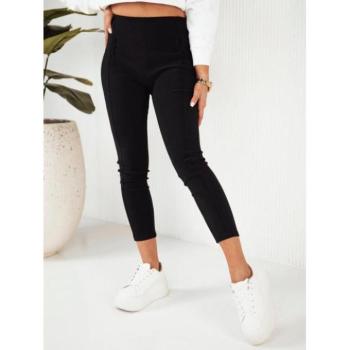 Leggings - Fekete női magas derekú leggings kép