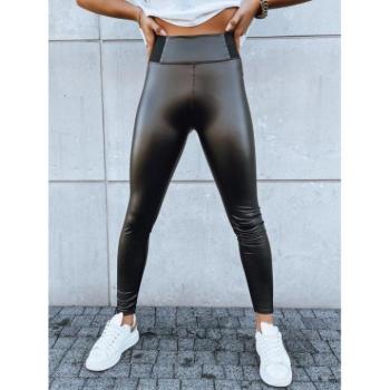 Leggings - Fekete, viasz leggings kép