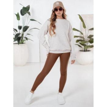 Leggings - Női barna viaszolt leggings UY2725 kép
