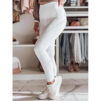 Leggings - Női fehér magas derekú leggings UY2604 kép
