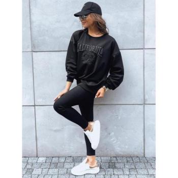 Leggings - Női fekete bordázott leggings UY1709 kép