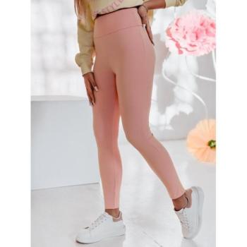 Leggings - Női rózsaszín magas derekú leggings UY2513 kép