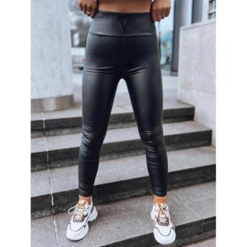 Leggings - Női viaszos leggings, fekete színben kép