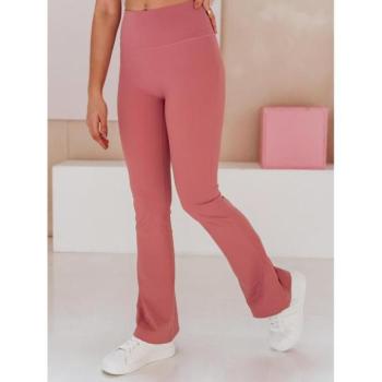 Leggings - Rózsaszín harang alakú szárú női leggings UY2613 kép